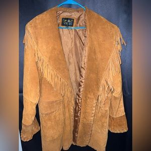 MENS USED VINTAGE FRINGE JACKET
